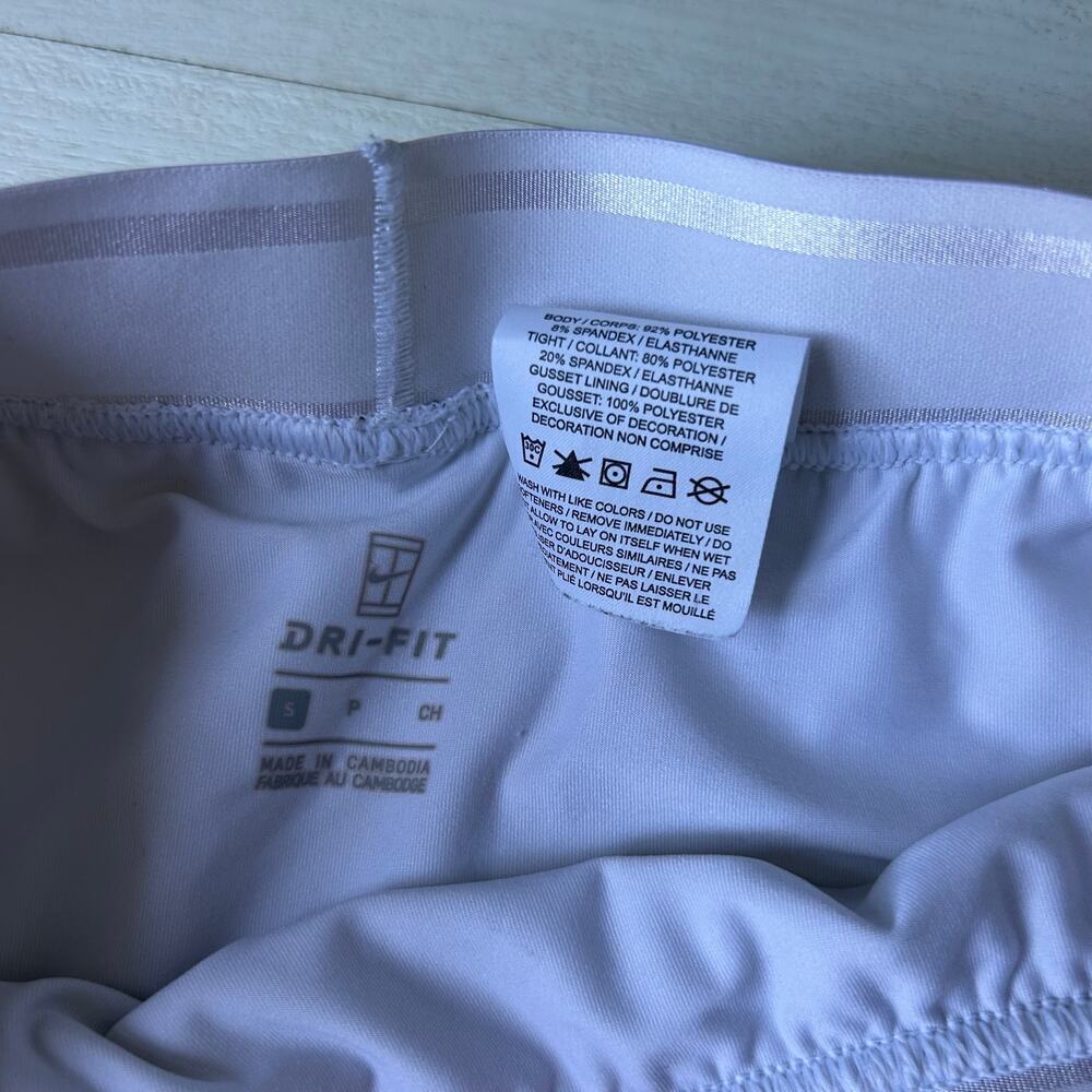 Nike White Tennis Skort Golf Pickleball Activewear Athletic Size Small - Picture 7 of 8
